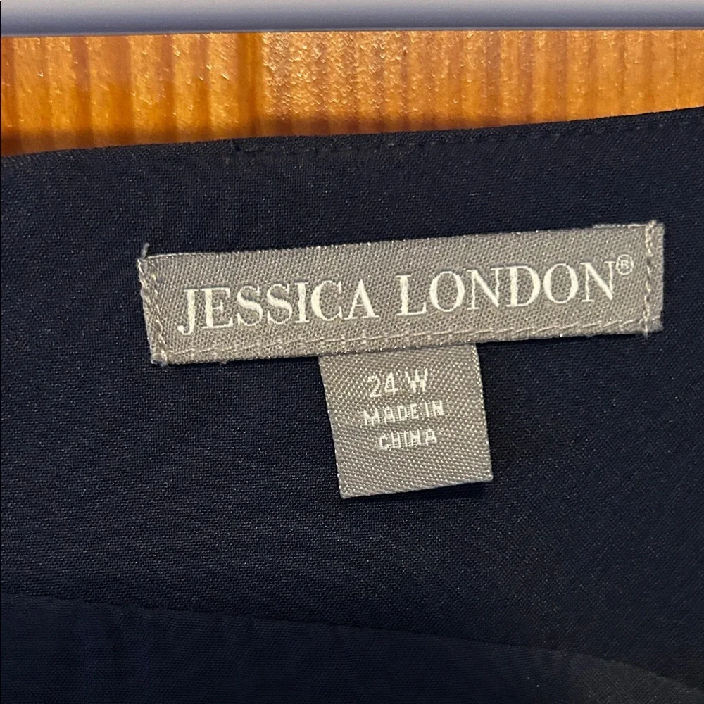 Jessica London Navy Sleeveless Sheath Dress Plus 24W NWOT | Classic Workwear